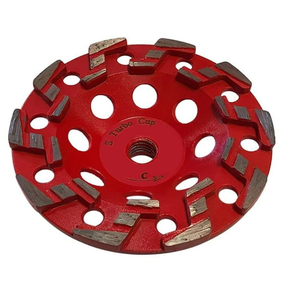 EDiamondTools 4.5" High Perf. Diamond Grinding Wheels for Concrete, Coating Removal #18/20