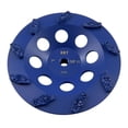 thumbnail image 1 of EDiamondTools 7" Crushed Chip PCD Grinding Wheel for Epoxy Glue Mastic Thinset, 9 Segments, 1 of 4