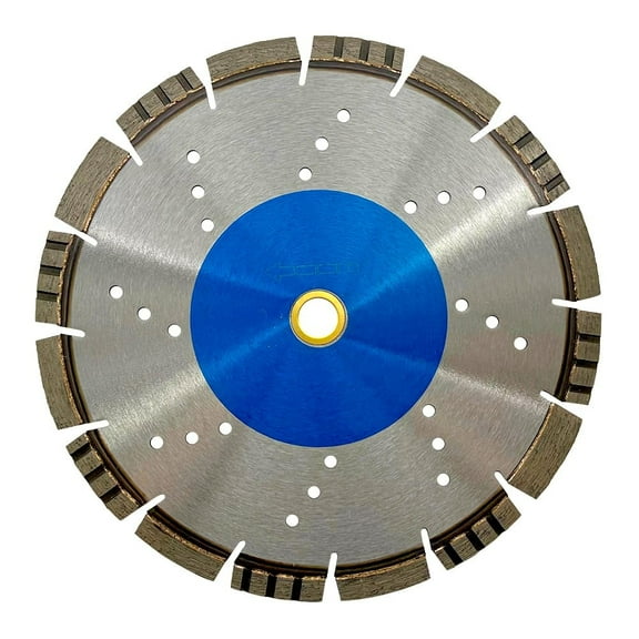 EDiamondTools 9" All Purpose Diamond Saw Blades for Reinforced Concrete, Asphalt, Granite