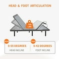 thumbnail image 1 of EE-3100PT14H ESHINE Adjustable Bed Frame, with Massage Split King, 1 of 5