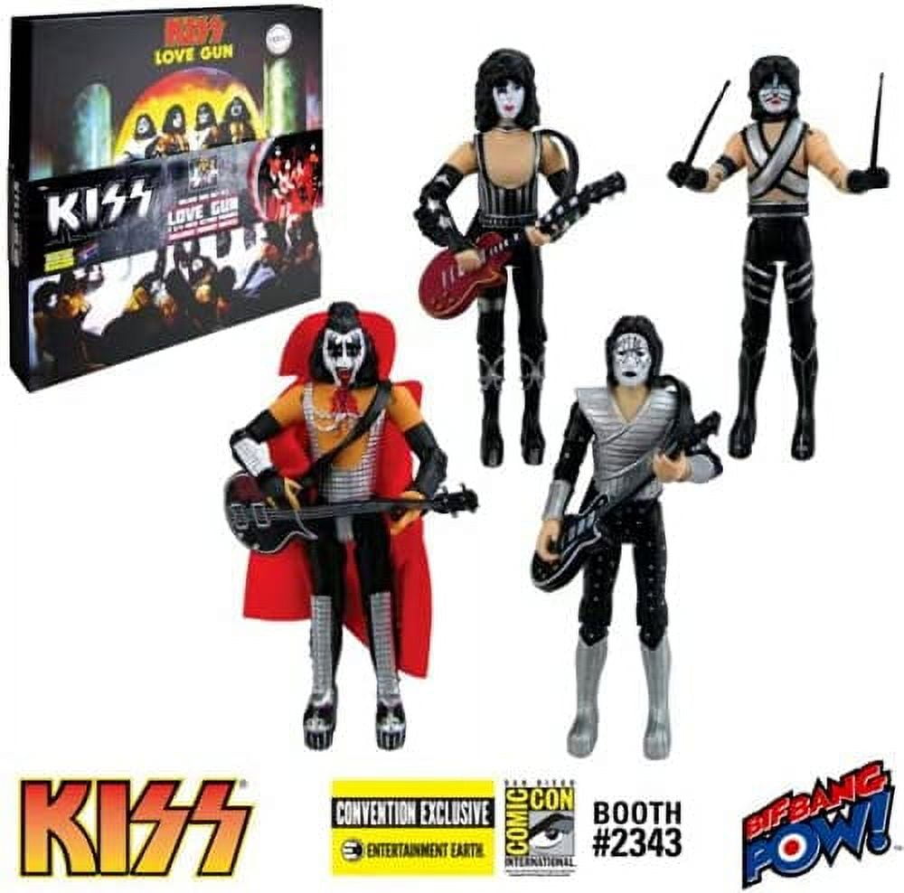 EE KISS Love Gun 3 3/4 Inch Deluxe Box Set Exclusive Figure Set 