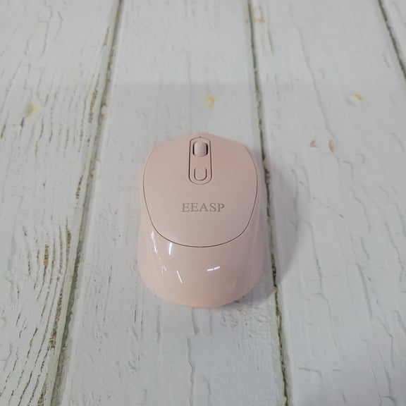 EEASP Computer mouse, Cute Minimalist Pink Appearance, Multi-Speed Adjustable DPI Button