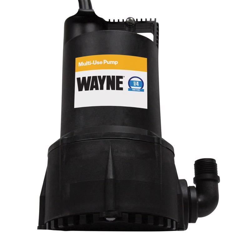 Wayne 1/4 HP Black Thermoplastic Multi-Use Utility Pump