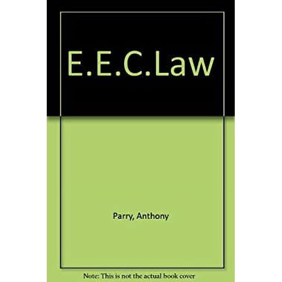 Pre-Owned EEC Law 9780421173903 Used