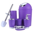thumbnail image 1 of EECOO 6 Piece Plastic Bathroom Accessory Set, 1 of 7