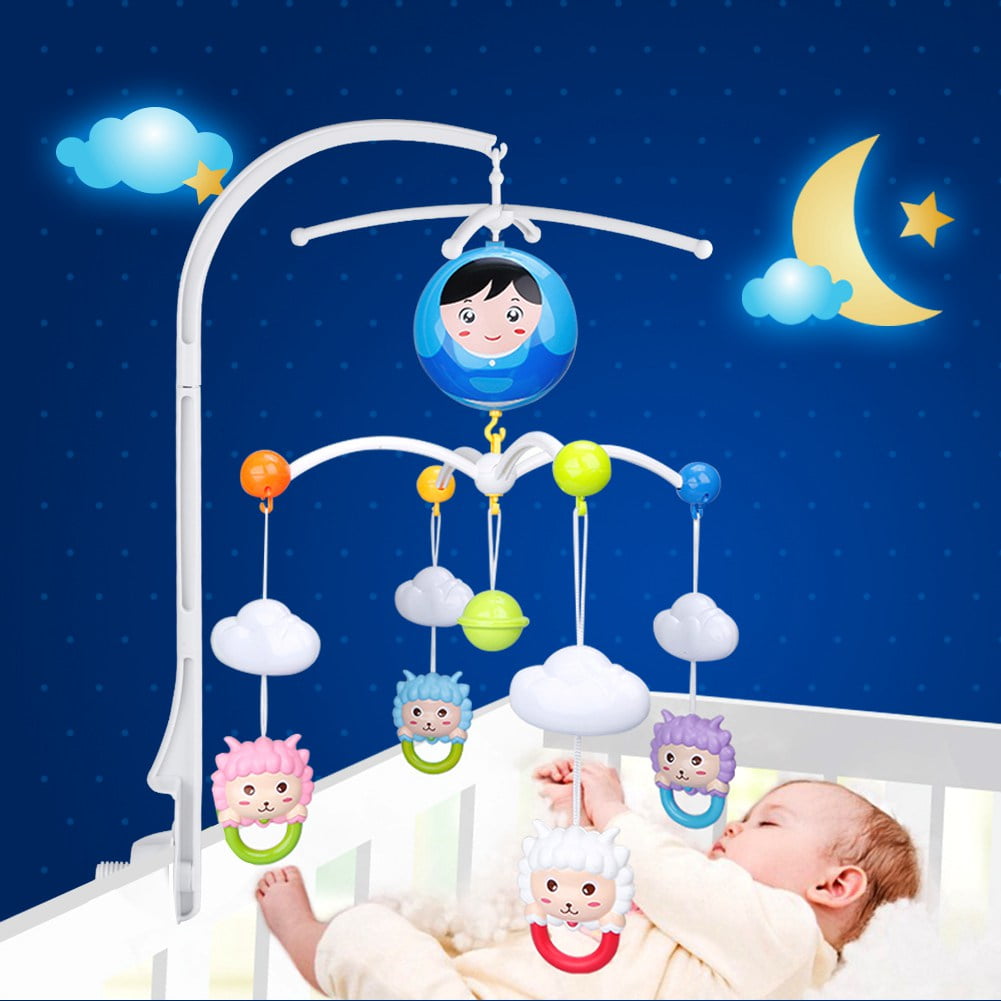 EECOO Baby Crib Mobile Bed Bell Holder Arm Bracket For Windup Music