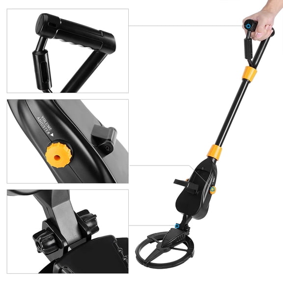 EECOO Deep Sensitive Metal Detector Searching Gold Digger Treasure Scanner