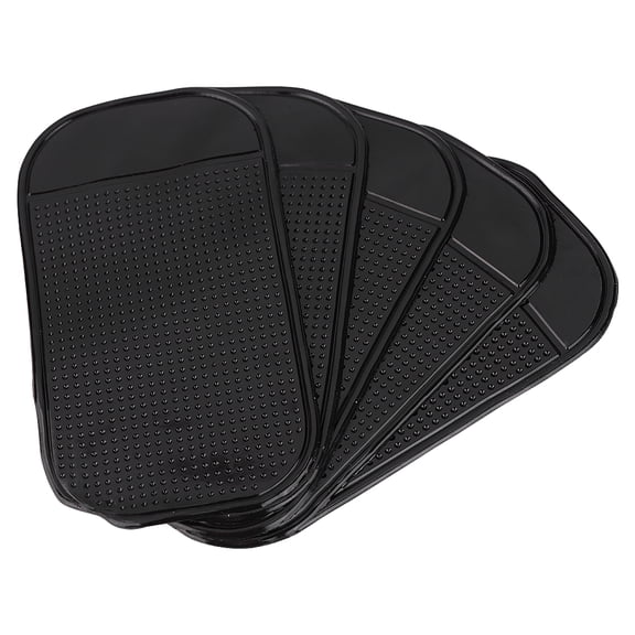 EECOO Non-Slip Mat,5Pcs Car Grip Pad Non-Slip Sticky Anti-Slide Dash Cell Phone Holder Black Mat Car Anti-Slide Pad
