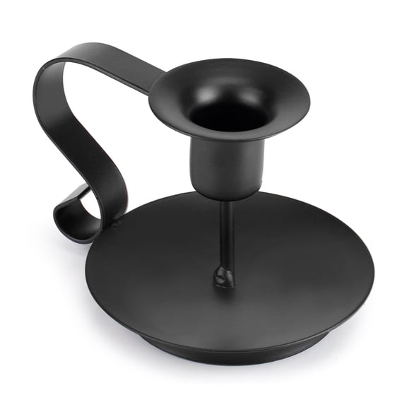 EECOO Retro Iron Taper Candle Holder Hand Made Candlestick Stand Home Candlelight Dinner Decor Handmade Candle Holder Iron Candle Holder