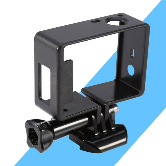 EECOO Standard Protective Frame Housing,1 pcs Black Standard Side Border Frame Housing Case Mount Stand For   4 3 Camera, Housing Mount For