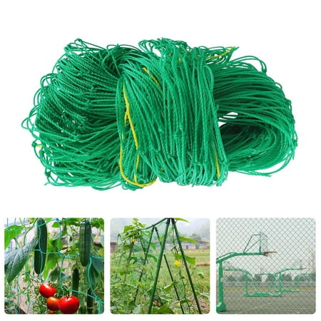 EEEKit Garden Trellis Netting 6' x 12' Nylon Flexible Climbing Plant Cage with Heavy-Duty Support
