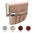thumbnail image 1 of EEEkit Couch Sofa Chair Armrest Remote Control Storage Organizer Holder, Non-Slip Armchair Caddy Pocket Holder Organizer with 5 Pockets for Phone, Book, Magazines, Ipad, TV Remotes, 1 of 9