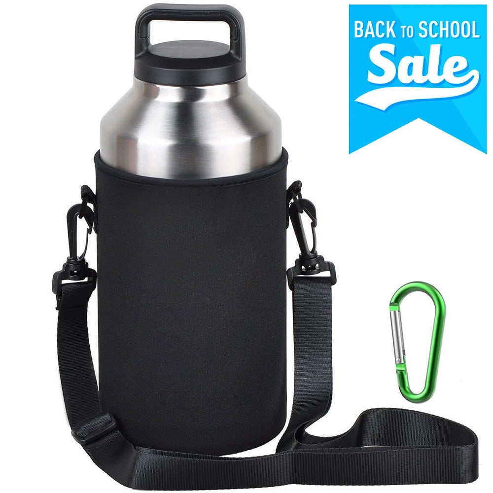 EEEKit Trave Bottle Sleeve Shoulder Strap+Buckle Clip Hook for 64oz YETI  Rambler