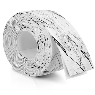 Caulk Strip Self Adhesive Tape PVC Sealing Strip Flexible Caulking Tape  Waterproo Trim Strips for Bathtub Kitchen Toilet and Wall Corner3.8cm (38  mm 1 Pack, White) (white-1pack) 