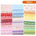 thumbnail image 1 of EEEkit 100pcs Printed Cotton Quilting Fabric for Sewing, Crafts, Patchwork, DIY Projects, 6 x 6in, 1 of 6