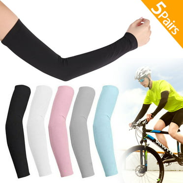 1-5Pairs UV Sun Protection Cooling Arm Sleeves Cover for Women and Men ...