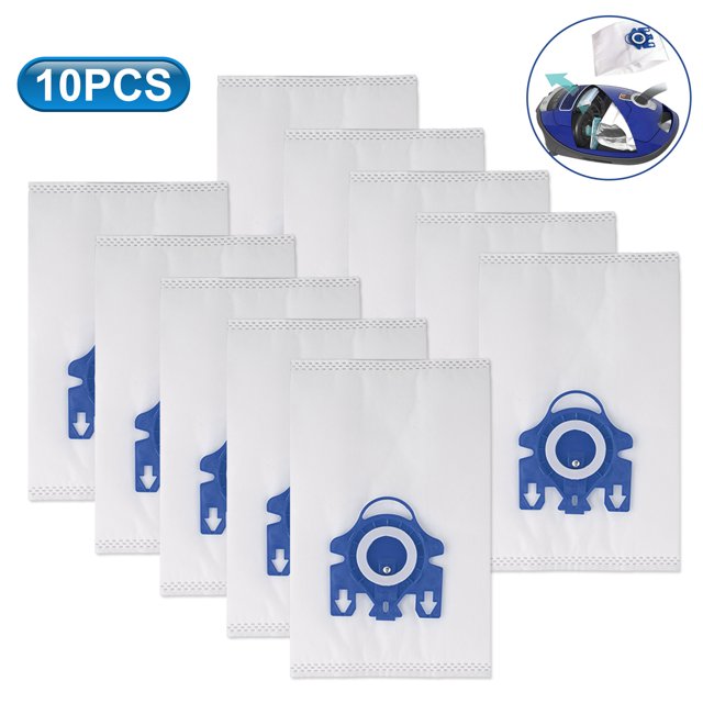 EEEkit 10pcs 3D Efficiency Replacement Dust Bags Fit for Miele GN