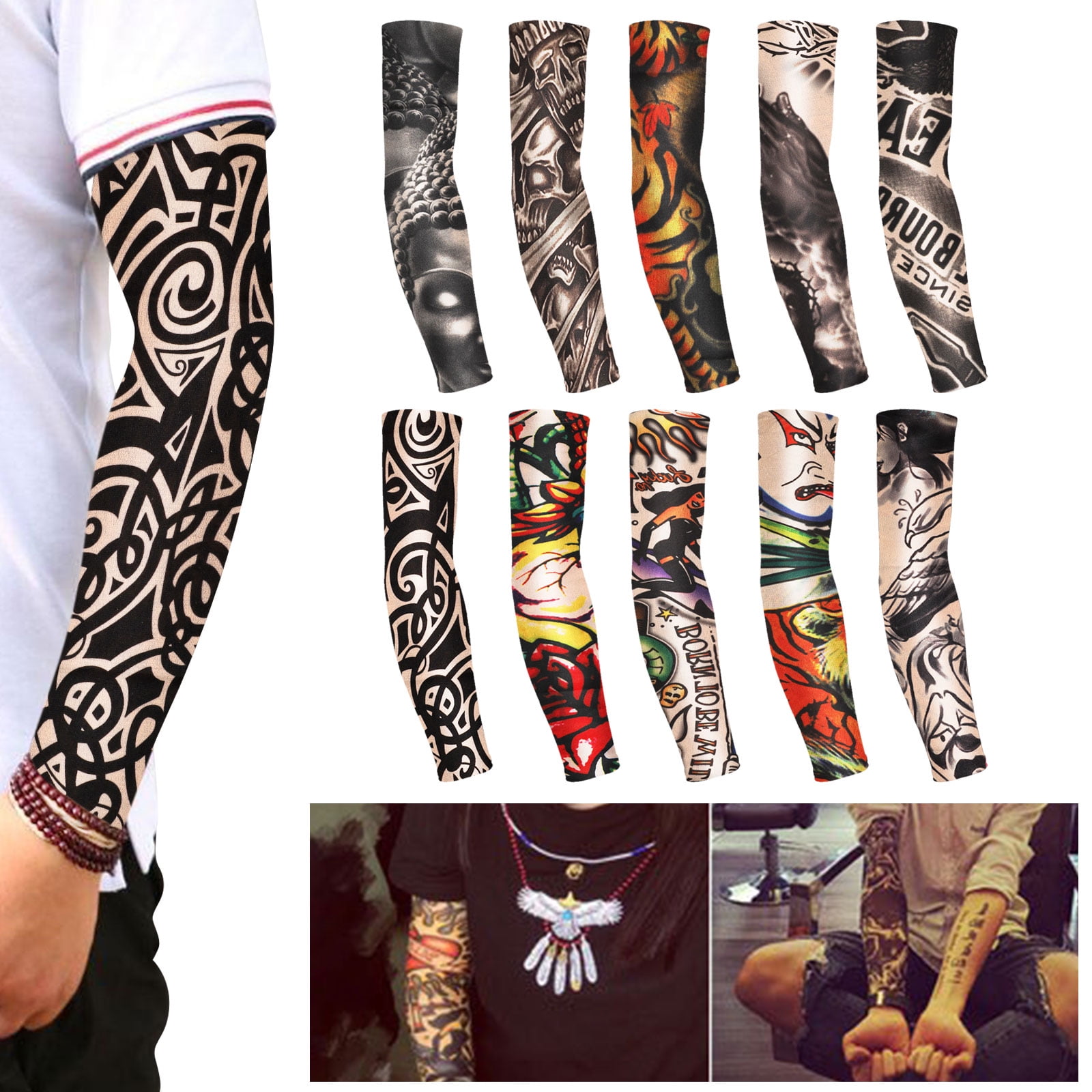 beister UV Sun Protection Cooling Compression Sleeves Arm Sleeves Men Women  Cycling