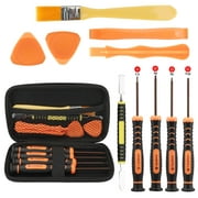 EEEkit 11-in-1 T6 T8 T10 Torx Screwdriver Tool Kit Fit for Xbox One, Xbox 360, Sony PlayStation PS3, PS4, PS5 Controller with Prying Tool and Cleaning Brush