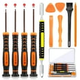 thumbnail image 1 of EEEkit 11 in 1 T6 T8 T10 Torx Screwdriver Tool Kit Fit for Xbox One, Xbox 360, Sony PlayStation PS3, PS4, PS5 Controller with Pry Tool and Cleaning Brush, 1 of 7