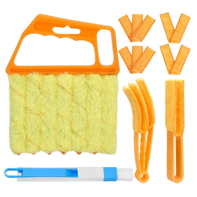 EEEkit 12Pcs Window Cleaning Tool Set 6 Blinds Dust Brush with 4