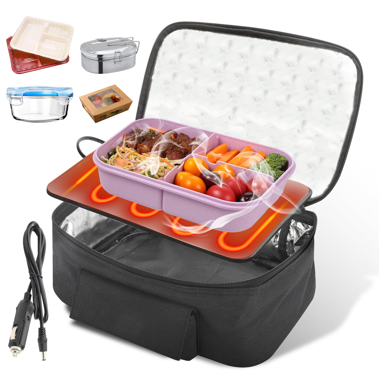 Kitcheniva Portable Electric Food Warmer Lunch Box 12V, 1 - Fry's Food  Stores