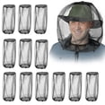 thumbnail image 1 of EEEkit 12pcs Mosquito Head Nets, Lightweight Face Screen Mesh Protect from No-See-Um, Midges and Gnats, 1 of 5