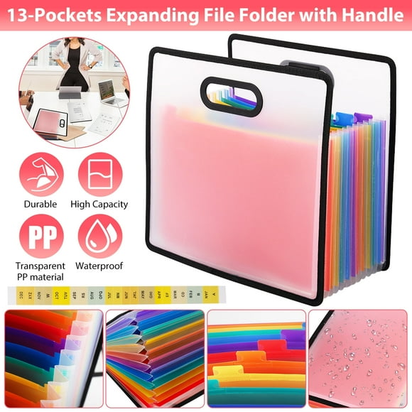 Alphabetized File Folder Alphabetical File Organizer
