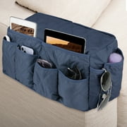 EEEkit 14 Pockets Sofa Armchair Organizer, Space-Saving Armrest Storage Bag for Remote, Magazine