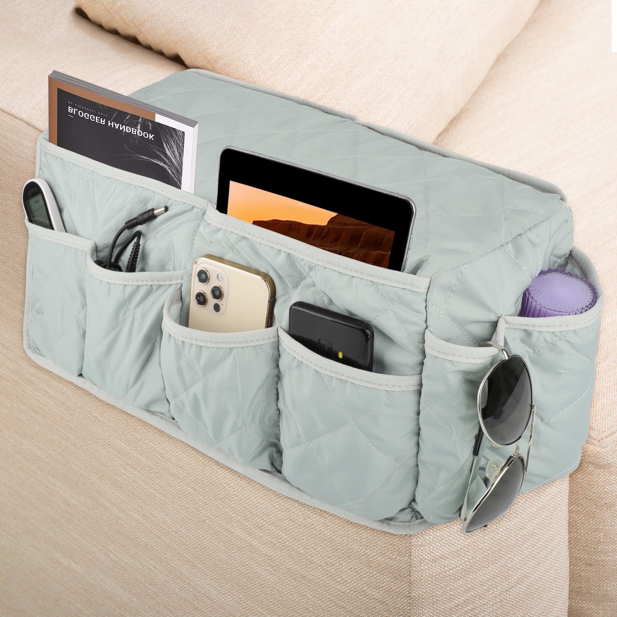 EEEkit 14 Pockets Sofa Armchair Organizer, SpaceSaving Armrest Storage