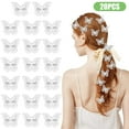 thumbnail image 1 of EEEkit 20pcs Butterfly Hair Clips for Women Girls, Lace Embroidery Butterfly Hair Pins, Xmas Gifts, 1 of 5