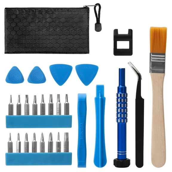 EEEkit 27-in-1 Screwdriver Set Fit for Nintendo Switch, Xbox, PS3/PS4/PS5 with T2 T7 T8 T9 T10 Torx Security Screwdriver Pry Tweezers Repair Tool