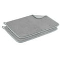 thumbnail image 1 of EEEkit 2pcs Dish Drying Mats, Absorbent Microfiber Kitchen Dish Drainers, 16 x 12", Gray, 1 of 6