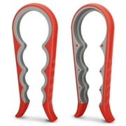 EEEkit 2pcs Easy Grip Jar Openers, Non-Slip Bottle Openers for Seniors with Arthritis & Weak Hands