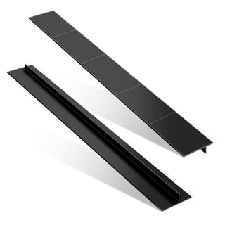 TSV 2pcs Kitchen Silicone Gap Covers, 21 Gap Fillers Stove Counter Gap  Covers, T-Shaped, Black