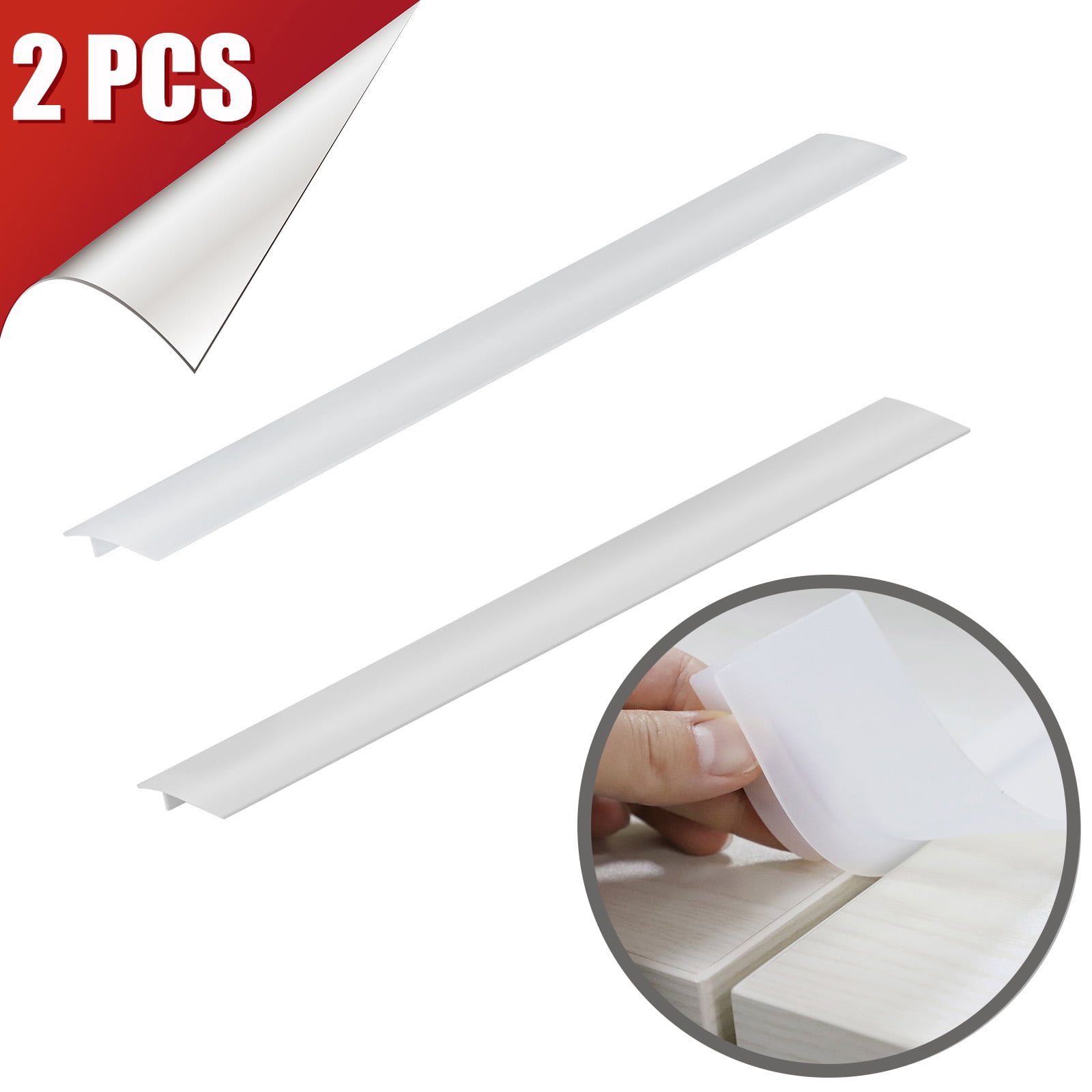 EEEkit 2pcs Silicone Stove Gap Covers, Heat Resistant Gap Fillers Seal Gap Between Counter and Stovetop, 21\