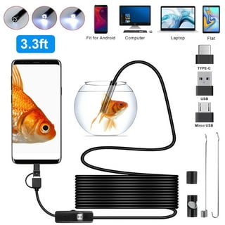 EEEkit Wireless Endoscope, 2.0MP HD WiFi Inspection Camera, Borescope Fit  for iOS and Android Phones, 16.4ft