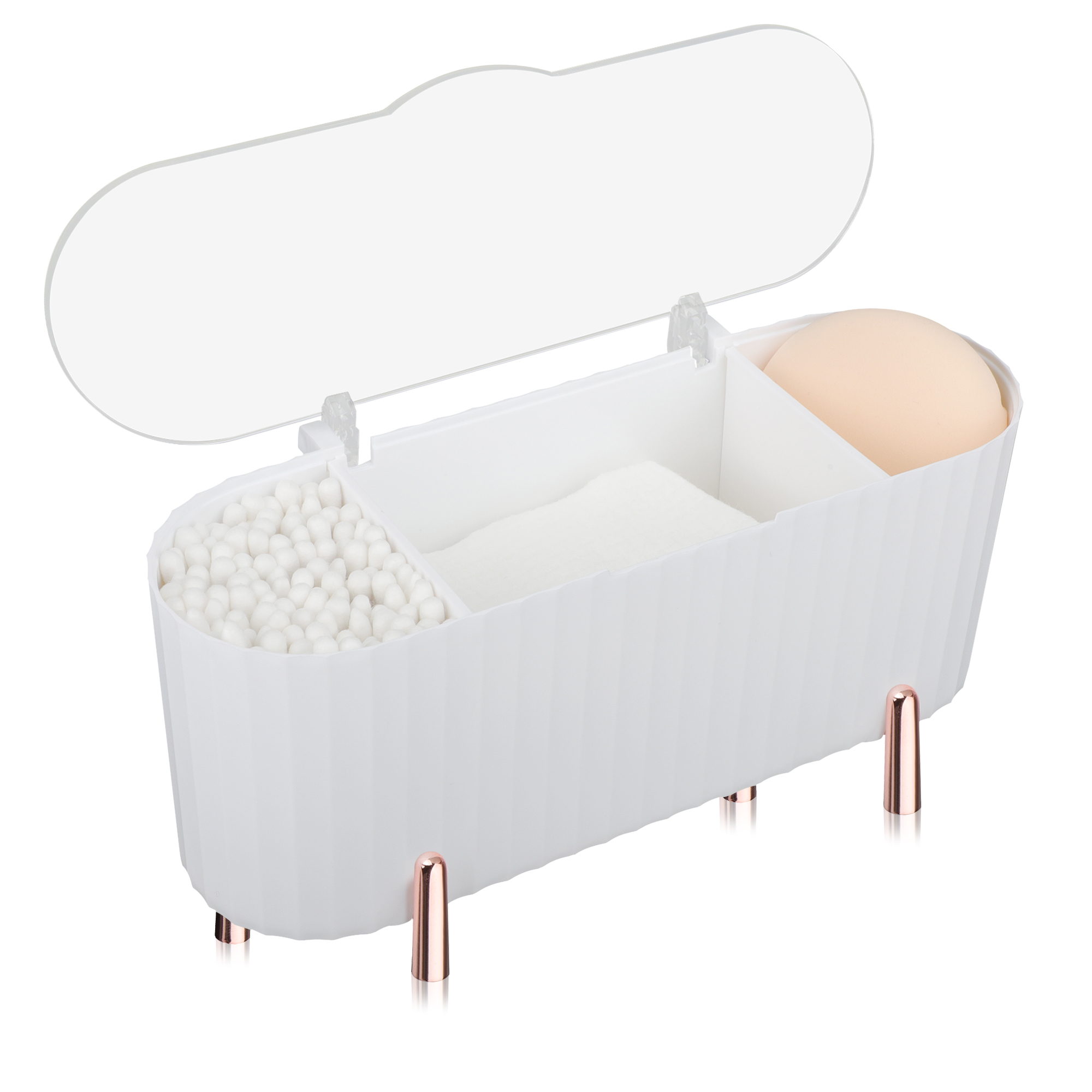 Hi.FANCY Cotton Swabs Holder, Cotton Swabs Stand Rack, Cotton Swabs