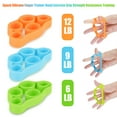 EEEkit 3pcs Finger Stretcher Hand Resistance Bands Hand Exerciser Finger Grip Strengthener