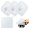thumbnail image 1 of EEEkit 3pcs Hair Catcher Strainers with 2pcs Bathtub Drain Covers for Bathroom Kitchen, 1 of 6
