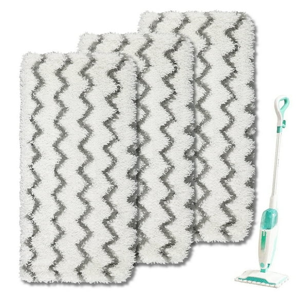 EEEkit 3pcs Microfiber Steam Mop Replacement Pads Fit for Shark Vacuum Cleaner S1000 S1000A S1000C S1000WM S1001C, Washable Reusable