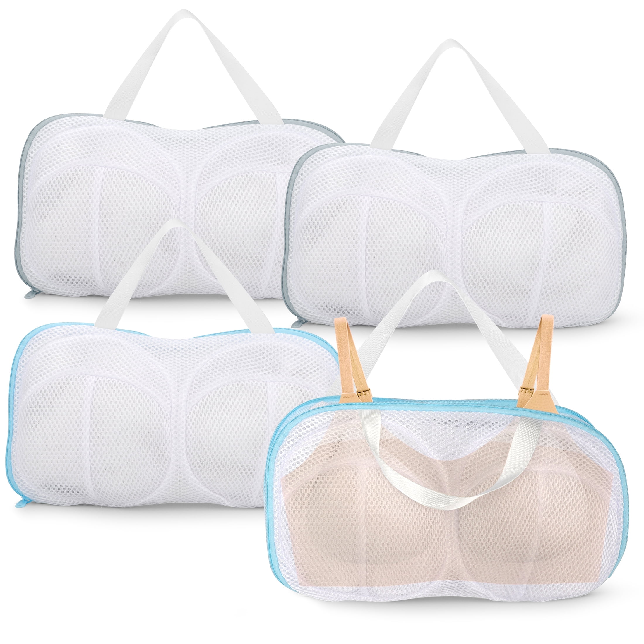 Bra Wash Bags Set Of 3 – Mesh Laundry Bags For Delicates & Travel
