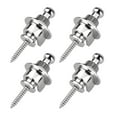 thumbnail image 1 of EEEkit 4pcs Guitar Strap Lock Button, Security Straplock Buckle Set, Straps Retainer Quick Release Metal End Pin Locking, 1 of 8
