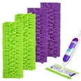 thumbnail image 1 of EEEkit 4pcs Microfiber Replacement Mop Pads Fit for SwifferPowerMop Series, Washable Refills, 1 of 6