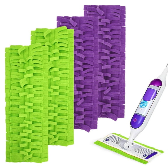 EEEkit 4pcs Microfiber Replacement Mop Pads Fit for SwifferPowerMop Series, Washable Refills