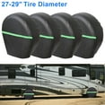 thumbnail image 1 of EEEkit 4pcs Waterproof Tire Covers, 27" to 29" UV-Resistant Wheel Covers for SUV, RV, Truck, Trailer, Camper, 1 of 7