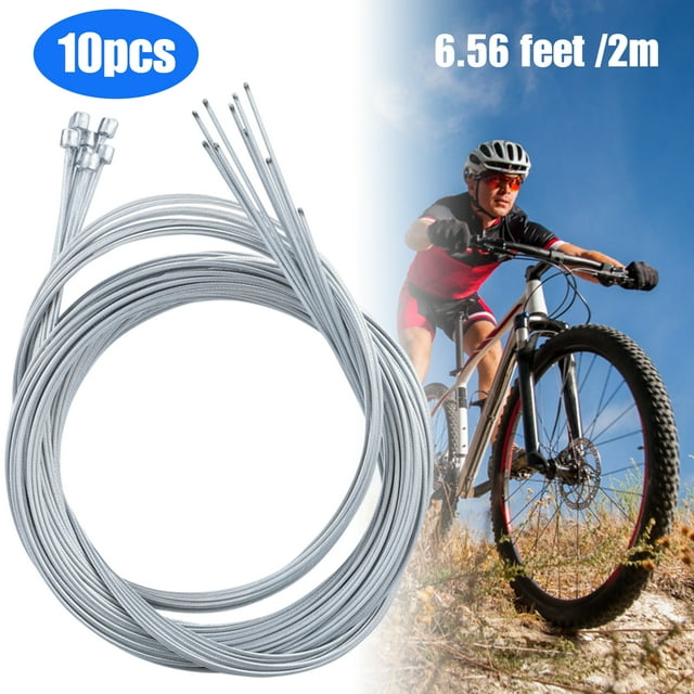 EEEkit 6.6ft Bike Brake Cables, Professional Bicycle Shift Lines Set