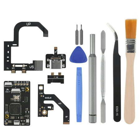 EEEkit RP2040 CPU Cable Chip Fit for Nintendo Switch OLED Game Console, Core Chip Replacement Parts with Repair Tools