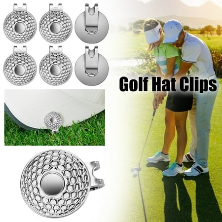 EEEkit 6pcs Golf Hat Clip Golf Marker, Magnetic Golf Ball Markers, Personalized Golf Accessories for Golfer