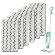 EEEkit 6pcs Microfiber Steam Mop Replacement Pads Fit for Shark Vacuum Cleaner S1000 S1000A S1000C S1000WM S1001C, Washable Reusable